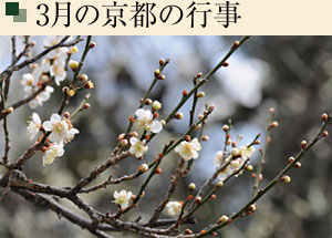 3月の京都の行事